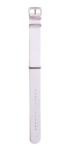 Malla Para Relojes Nato Nylon Blanco 18, 20 Y 22mm