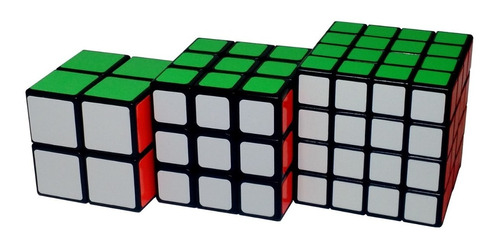 Pack 3 Cubos Rubik Shenghou Con Stickers.