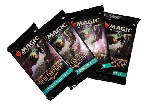 Kit 4 Booster Draft Magic Streets Of New Capenna En