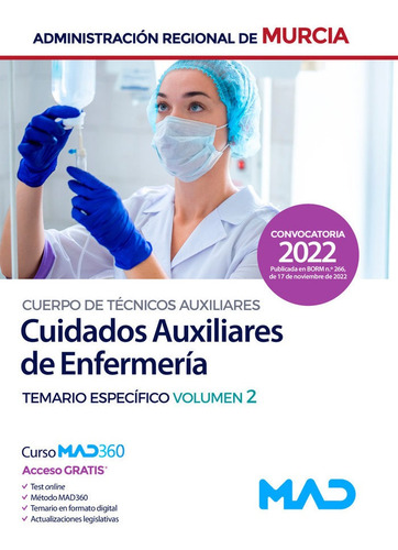 Libro Cuerpo Tecnico Auxiliar Enfermeria Temario Vol 2 - ...