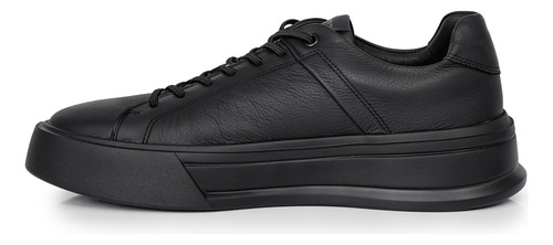 Zapatilla Cuero Hombre Zapato Liso Cordon Elastico Briganti