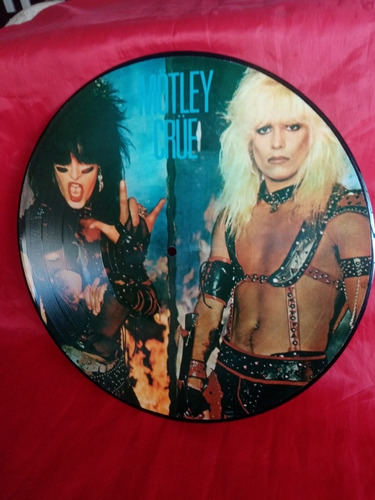 Lp Foto Disco - Motley Crue - Shout At The Devil - 1983 Semi (Usado)