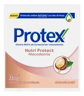 Jabon Protex Nutri Protect Macadamia Tripack