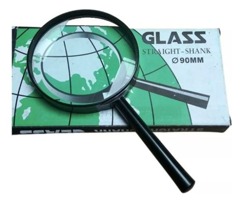 Pack 2 Lupas Glass 90 Mm Lente De Calidad Escolar