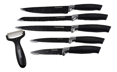 Imagen 3 de 3 de Set Cuchillo Profesional Blaumann Original Calidad Alemana