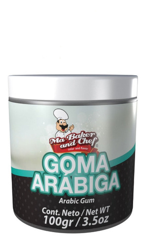 Goma Arabiga 100gr Ma Baker And Chef