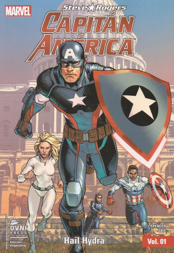 Capitan America 1: Hail Hydra, de Spencer/ Saiz. Editorial OVNI Press en español
