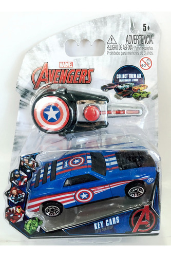 Auto Avengers C.america Key Car C Llave Lanzador 9cm -av9999