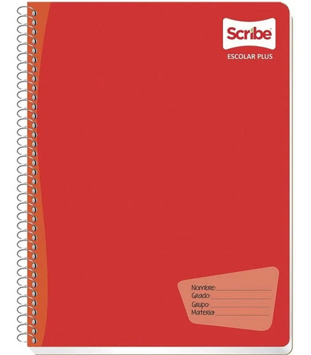 Cuaderno Profesional Pack 5pzs Scribe Cuadro Grande 100hojas
