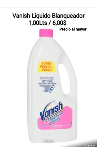 Vanish Blanco Líquido 1 L  Original Europeo 