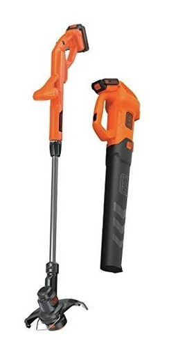 Black + Decker Bck279d2 Guadaña Corta Cesped 20v + Soplador