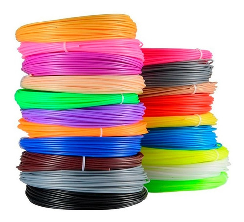 Imagen 2 de 4 de Filamento Para Lápiz 3d Nictom 50mts Repuesto Colores Tl
