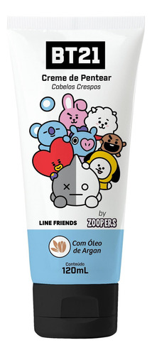 Creme De Pentear Bt21 By Zoopers Cabelos Crespos 120ml