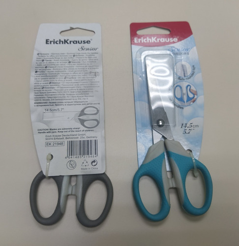 Imagen 5 de 5 de Tijera Erichkrause Sensor Scissors 5.7 Mayor X 12u, Nuevas