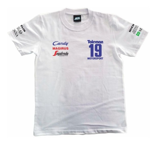 Remera  Ayrton Senna Toleman Grans Prix Racing Team Xxxxxl