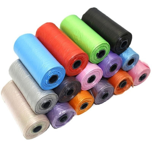 Bolsa Para Recoger Heces Mascota Perro Color Variado X 3pqte