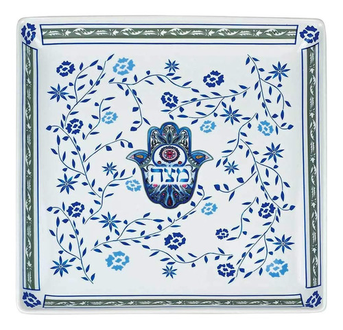 Aviv Judaica Plato Decorativo De Porcelana Para Seder De Pas