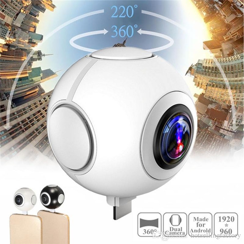 Camara 360 Grados, Pano Live-i Mini Doble Lente *itech