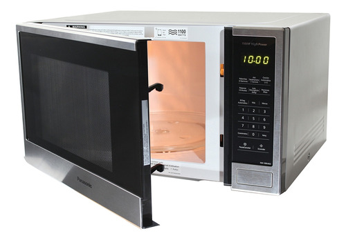 Horno De Microondas Panasonic Nnsb646sruh 1.3p Silver