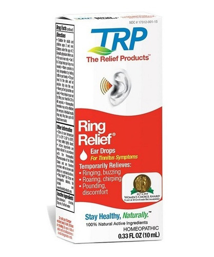 Ring Relief Por The Relief Products Disminuye Tinnitus 10 Ml
