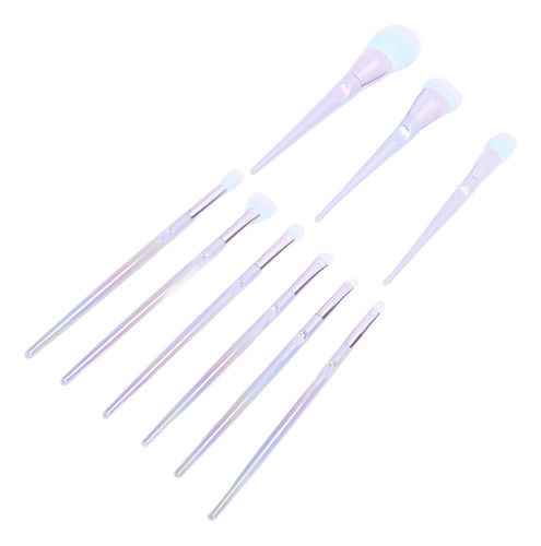 Set De Maquillaje Profesional De 9 Pinceles De Belleza Color