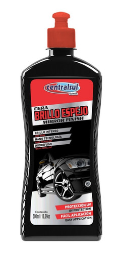 Cera Brillo Espejo Para Auto Centralsul 500ml