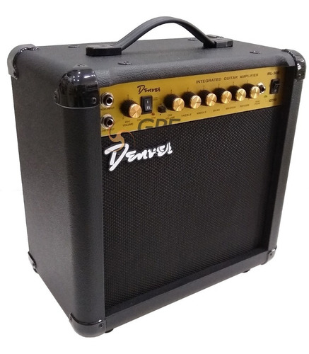 Amplificador De Guitarra 30w Distorsion Y Reverb Denver Ml30