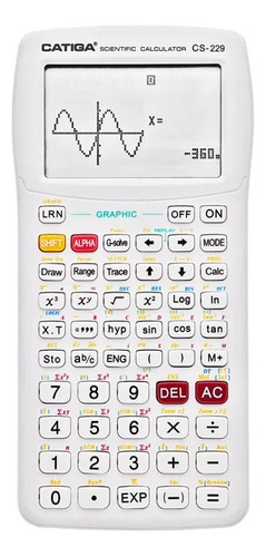 Catiga Calculadora Científica Gráfica Cs-229 Blanca