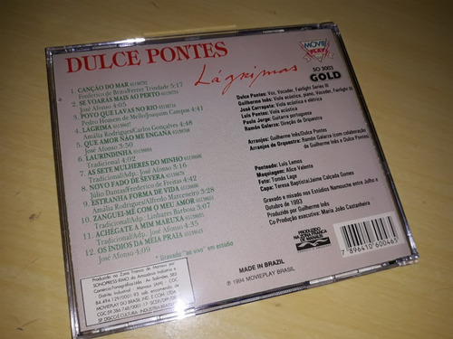 Dulce Pontes - Lágrimas (Usado)
