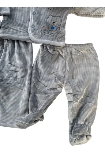 Conjunto Plush Bebé 5 Piezas 0a3 Meses Gris 0 A 3 Meses