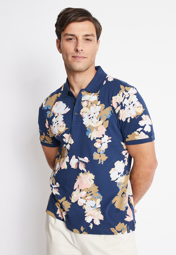 Polera Hombre Polo Estampada Perry Ellis