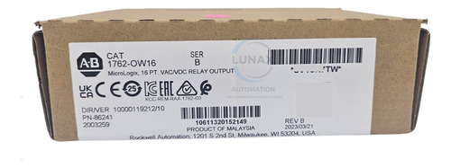 Allen Bradley 1762-ow16 Relay Salida Original*****