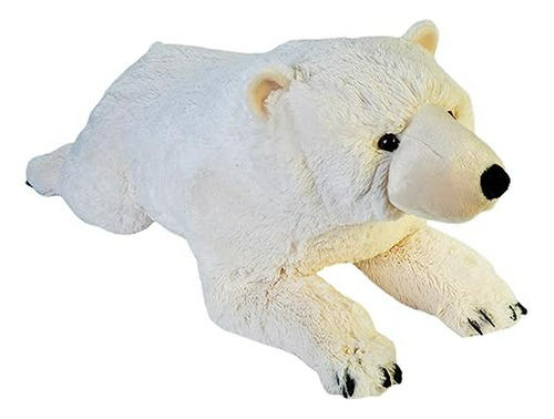 Oso Polar Jumbo De Felpa, 30 Pulgadas.