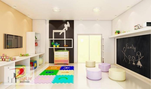 Apartamento Mobiliado E Decorado Com 3 Dormitórios Parcelado Direto Com A Construtora, À Venda - Canto Do Forte - Praia Grande/sp - Ap2588