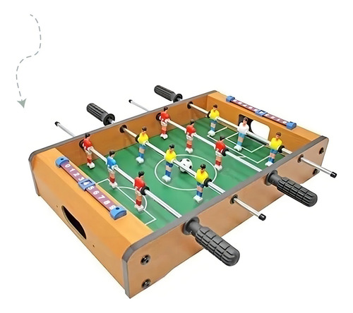 Mesa de pebolim mini Western PB-21 com bolas incluídas