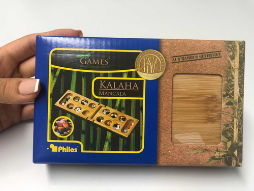 Philos Kalaha/mancala Juego De Mesa En Excelente Estado