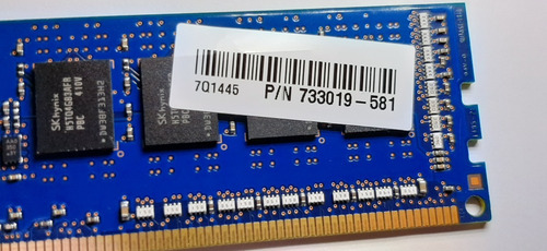 Imagem 3 de 4 de Memória 4gb 1rx8 Pc3 12800e-11 - Ddr3 Ecc Udimm - Sk Hynix