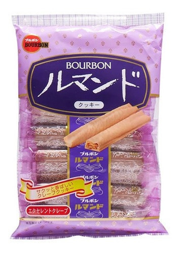 Imagen 1 de 7 de Bourbon Lumonde Galleta De Chocolate Japonesa Crujiente