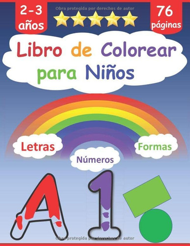 Libro: Libro De Colorear Para Niños De 2-3 Años : Formas,