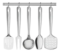 Comprar Juego de utensilios Tramontina Extrata de acero inoxidable, 5 piezas