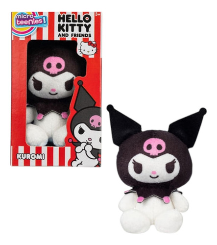 Hello Kitty And Friends Kuromi Plush Teenies Peluche Color Negro