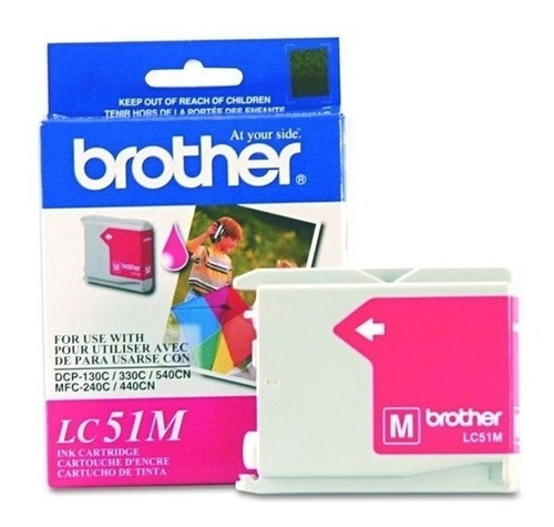 Cartucho Brother Lc51 Magenta Original