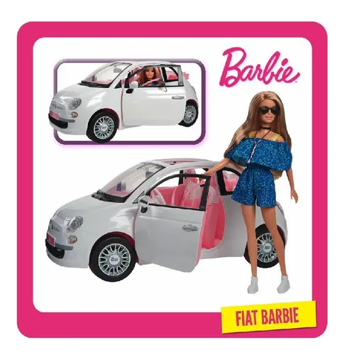 Coche de la barbie fiat 500 sales