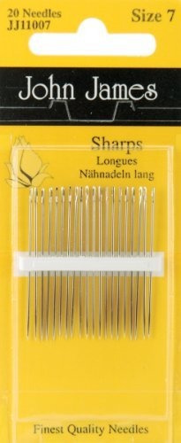 Agujas De Manos John James Sharps-tamaño 7 20/pkg