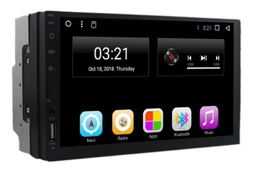 Auto Radio Android 2 Din 7 Pulgadas 1gb Ram Wifi Gps 1.6ghz