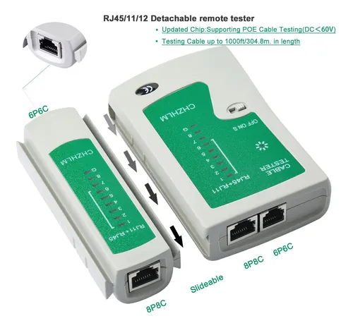 Kit De Herramientas De Engarzado Chzhlm Rj45 Pass Through Co