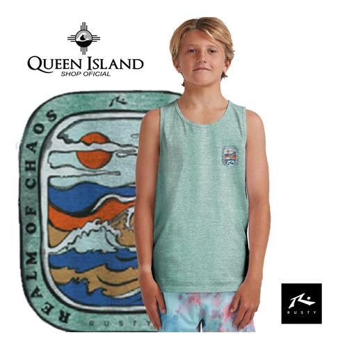 Musculosa Rusty Realm Of Chaos Tank Jr Niño - Shop Oficial