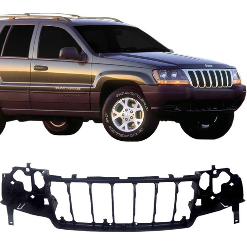 Painel Frontal Grand Cherokee 1998 A 2003 Fibra Painel Grade