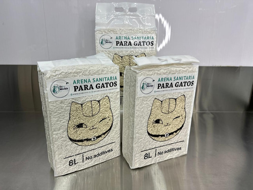 Pack 2 X Arena Sanitaria De Gato Ecológica, Aroma Durazno