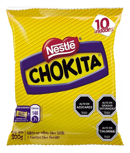Galleta Bañada Chokita Multipack 10 X 30gr (bolsa De 10 Un )